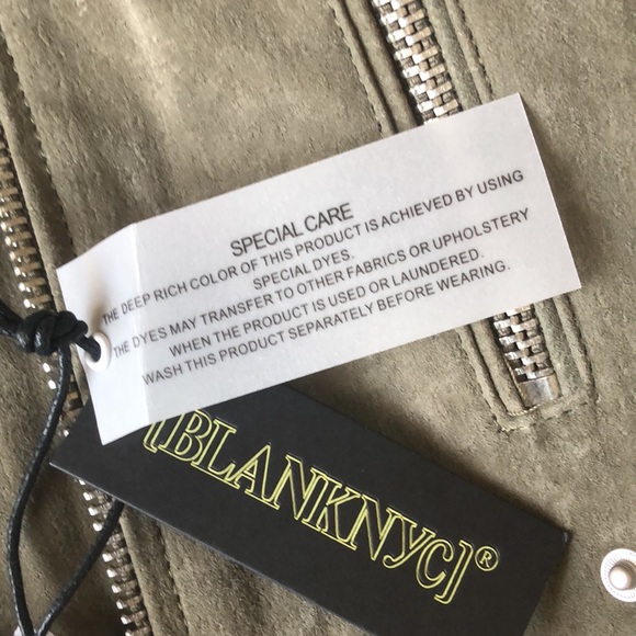 Blank NYC Suede Moto Jacket (Size Medium) NWT - Picture 15 of 15